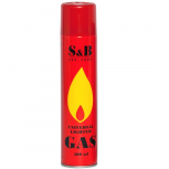 Газ для заправки зажигалок «S&B» 300 мл. (баллон) 